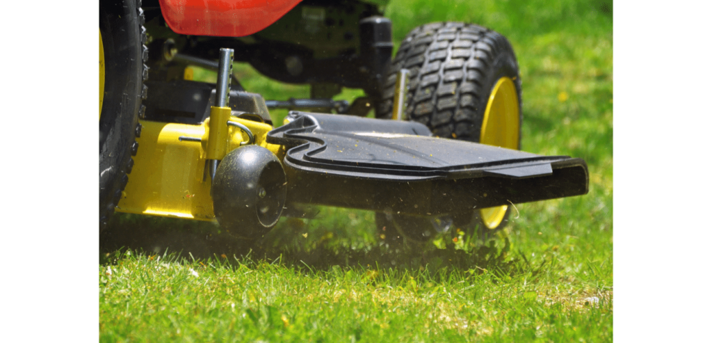 how to install a side discharge on lawn mower