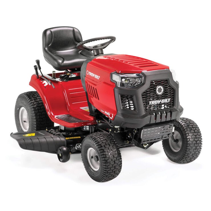 The riding mower vibrates when blades engaged